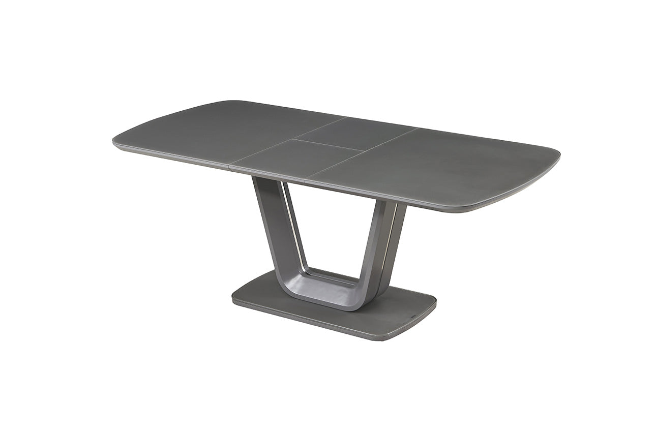 Lazzaro Ext. Dining Table - Graphite Grey