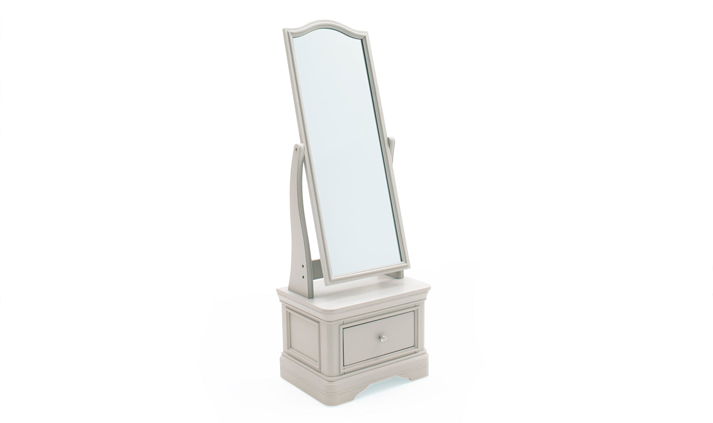 Mabel Cheval Mirror - Taupe