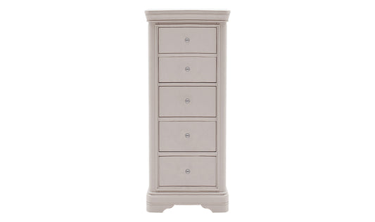 Mabel 5 Drawer Chest - Taupe