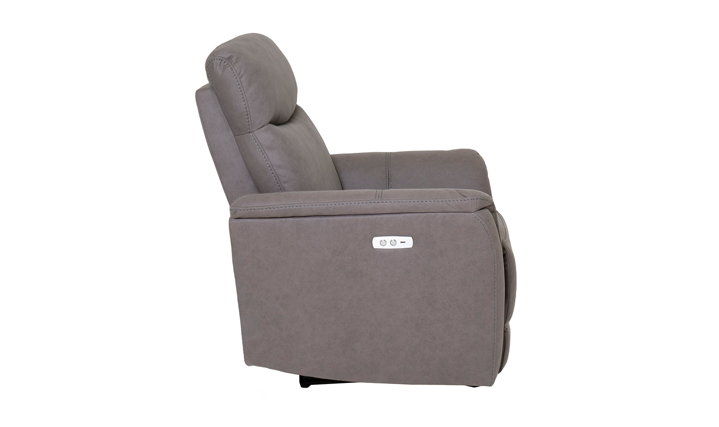 Mortimer 1 Seater Electric Recliner Grey