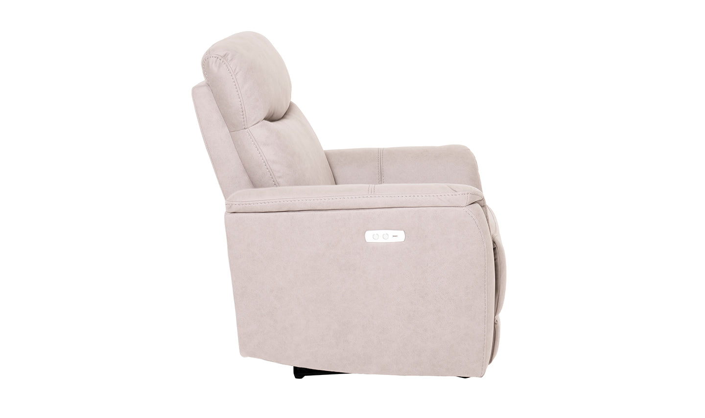 Mortimer 1 Seater Electric Recliner - Taupe