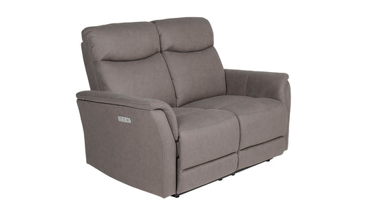 Mortimer 2 Seater Electric Recliner - Grey