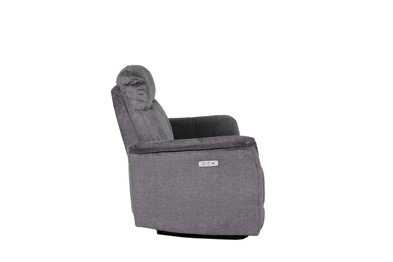 Mortimer 2 Seater Electric Recliner - Graphite