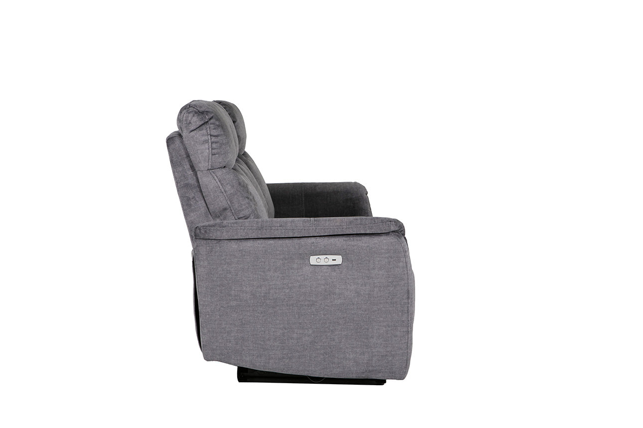 Mortimer 3 Seater Electric Recliner - Graphite