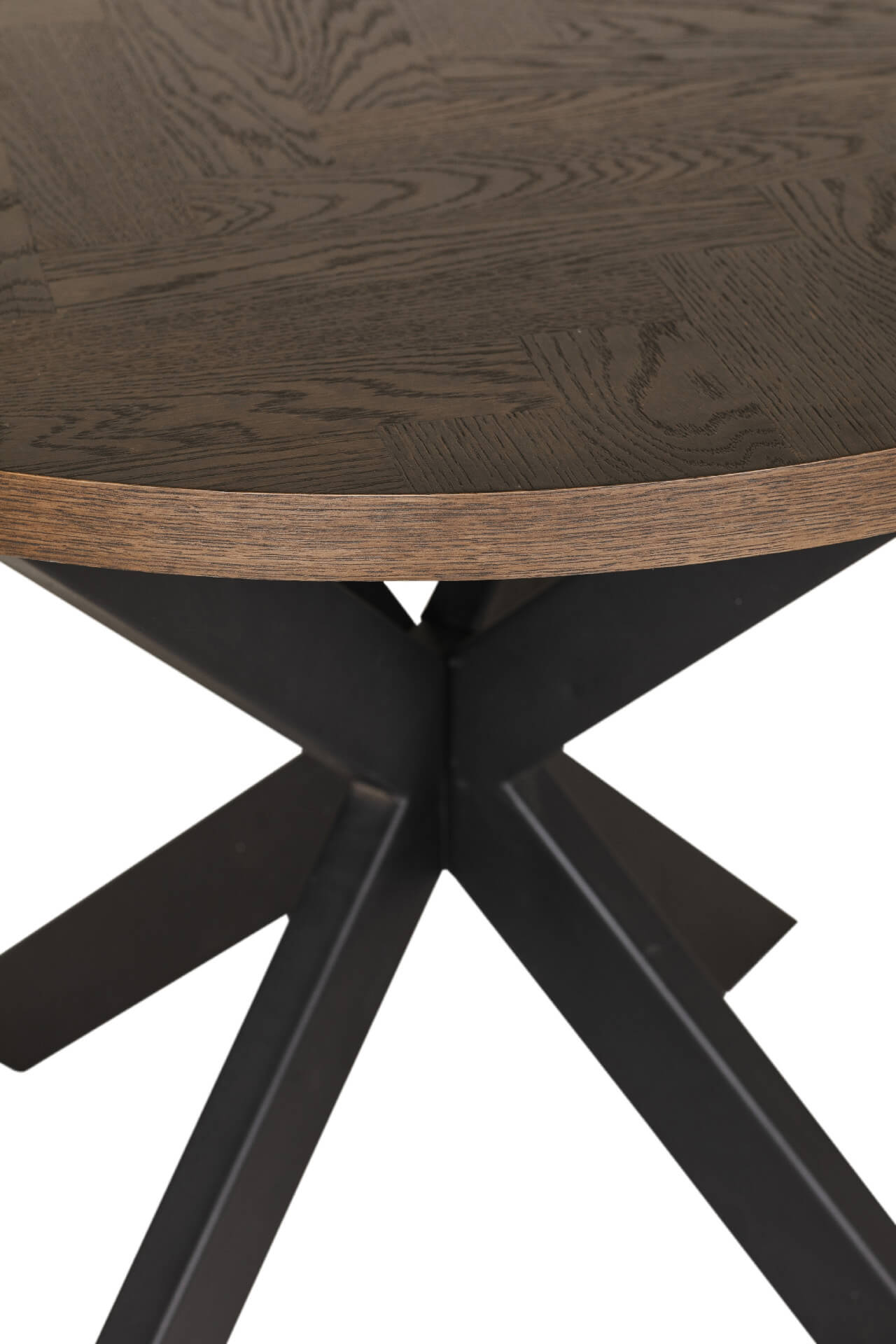 Nate 1000 Dining Table Round - Smoked Oak