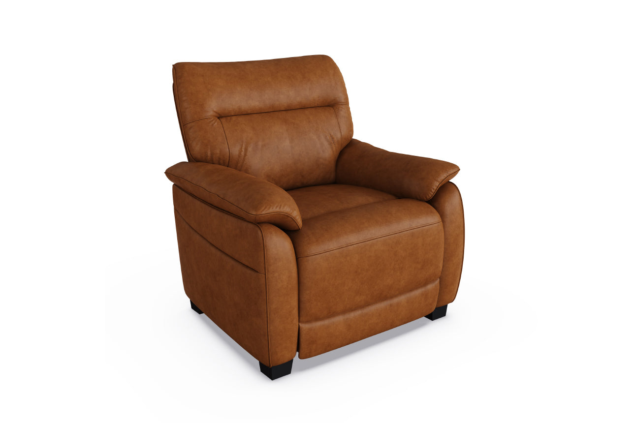 Nerano 1 Seater Electric Recliner - Tan