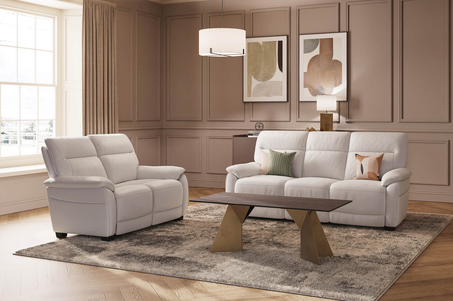 Nerano 2 Seater Sofa - Cashmere