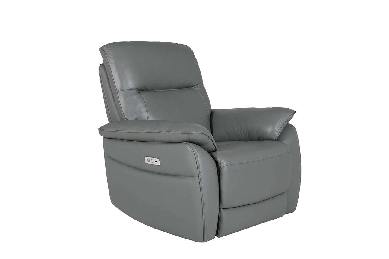 Nerano 1 Seater Electric Recliner - Steel