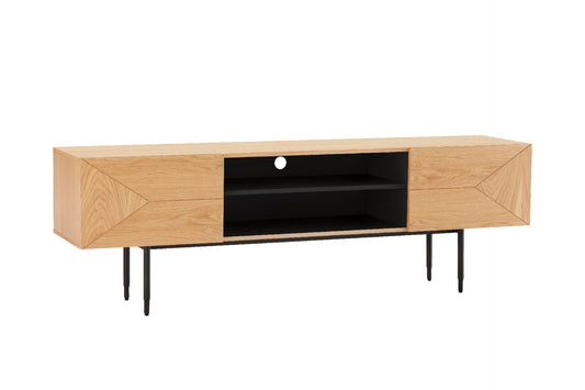 Nate TV Unit 1500 - Natural Oak