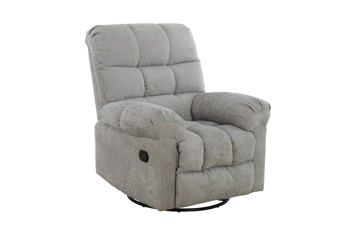 Nellie Glider Swivel Recliner - Grey