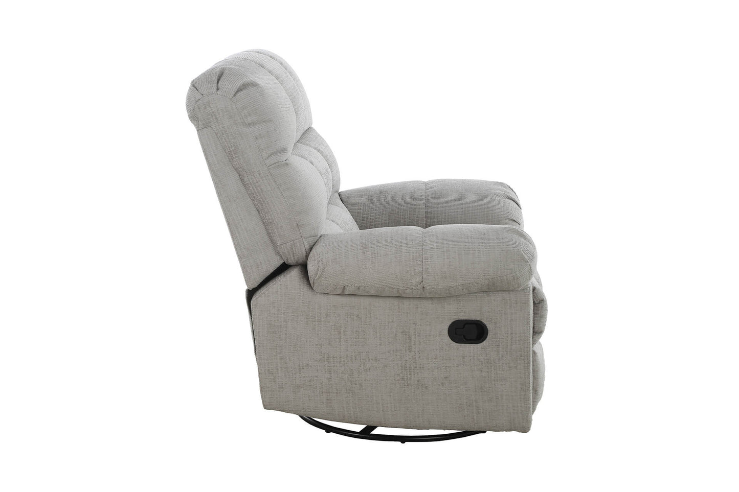 Nellie Glider Swivel Recliner - Grey