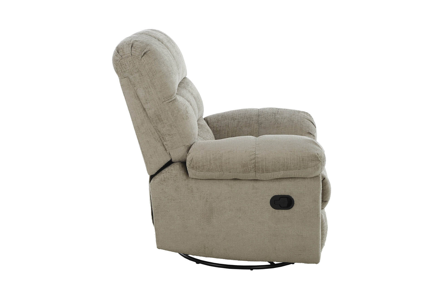 Nellie Glider Swivel Recliner - Latte