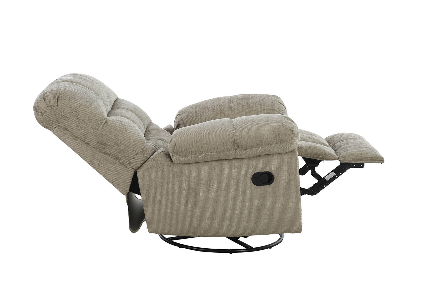 Nellie Glider Swivel Recliner - Latte