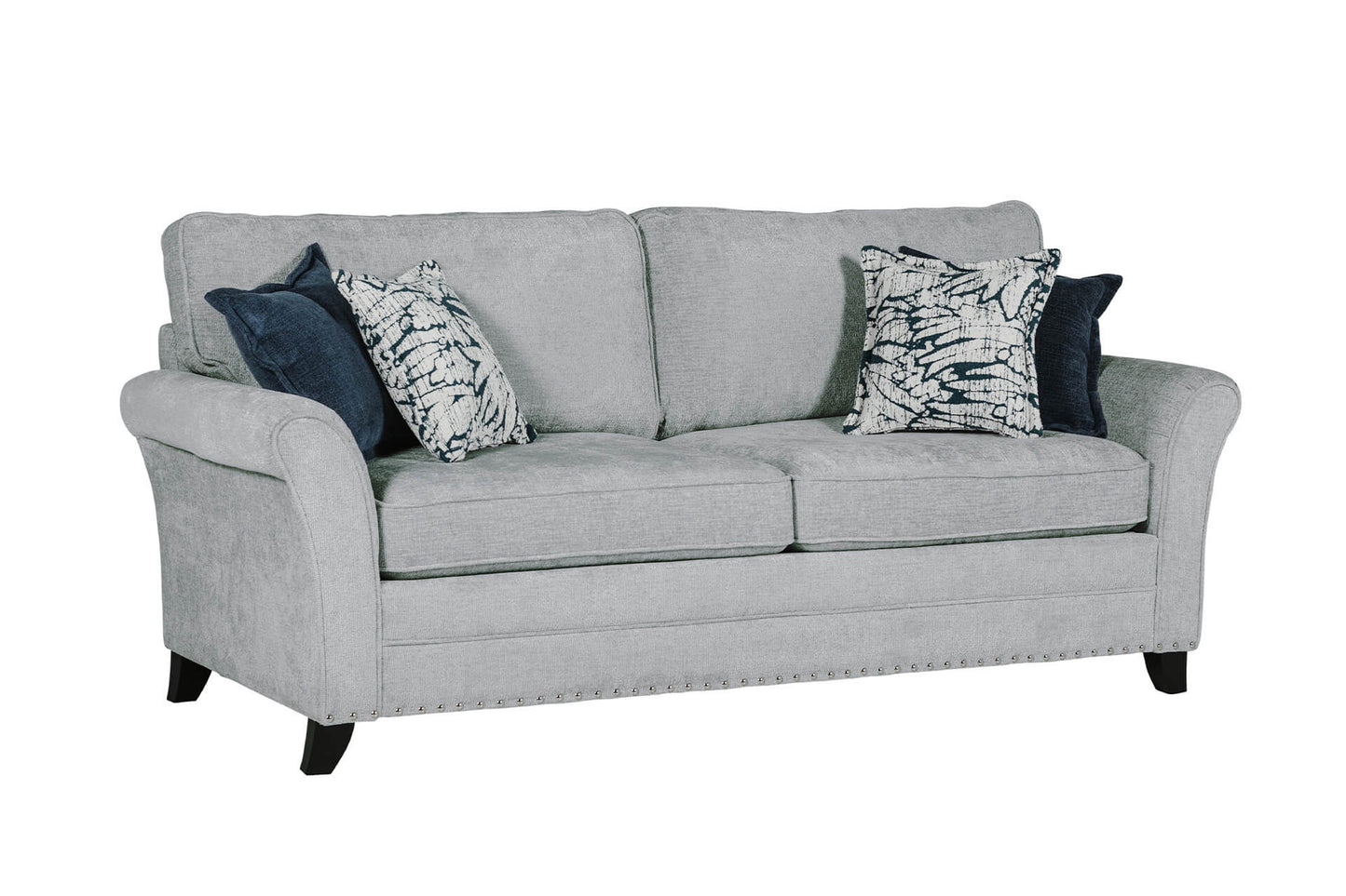 Pippa 3 Seater Sofa - Silver