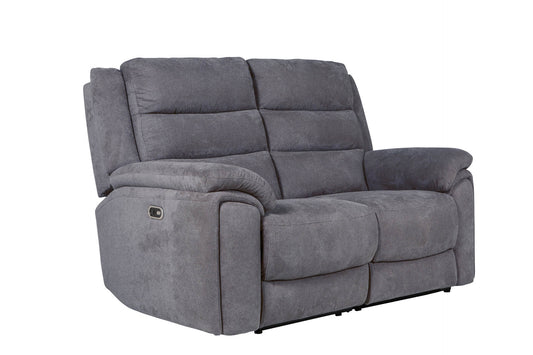 Reese 2 seater Electric Recliner - Dark Grey