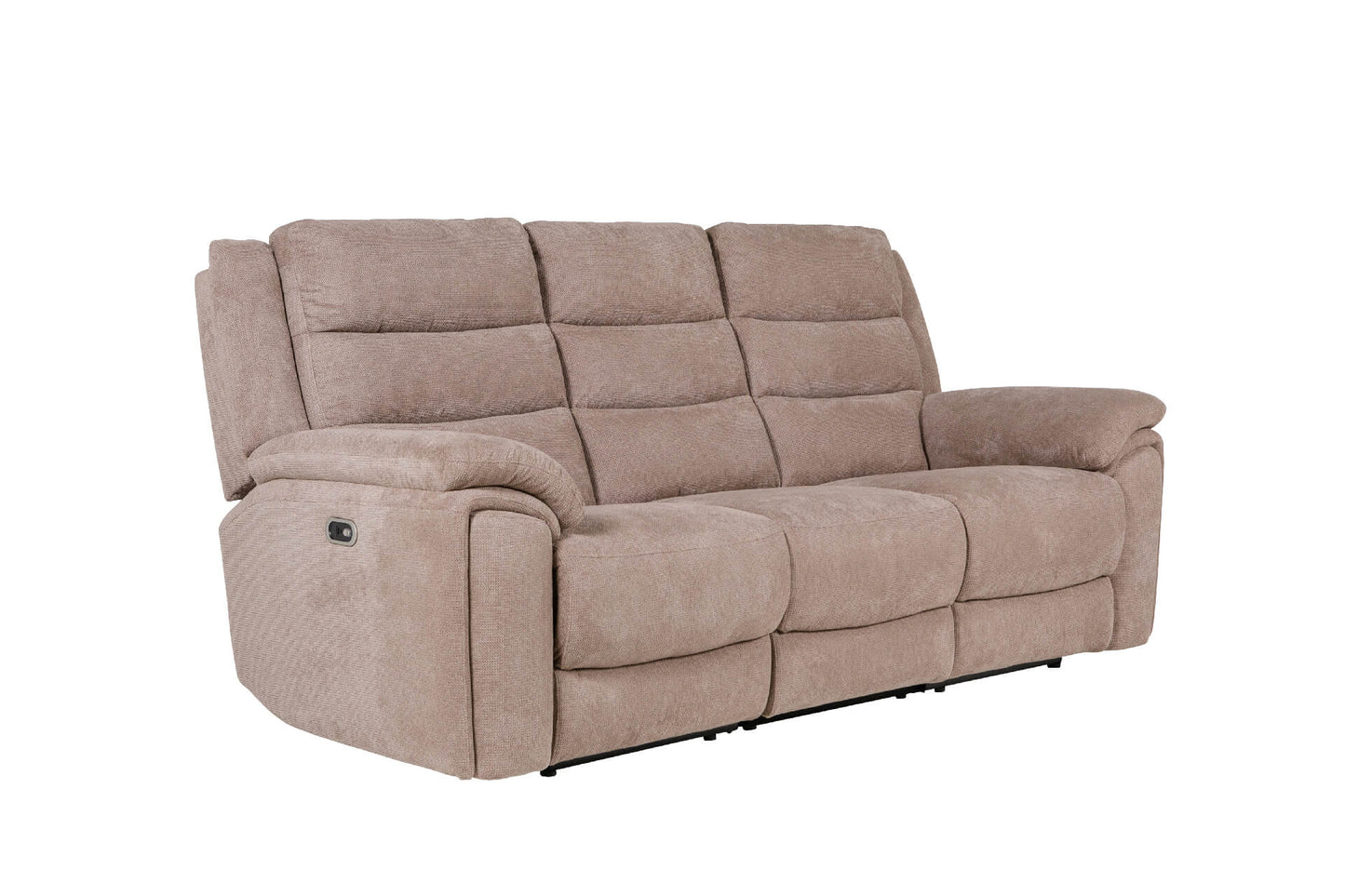 Reese 3 seater Electric Recliner - Biscuit