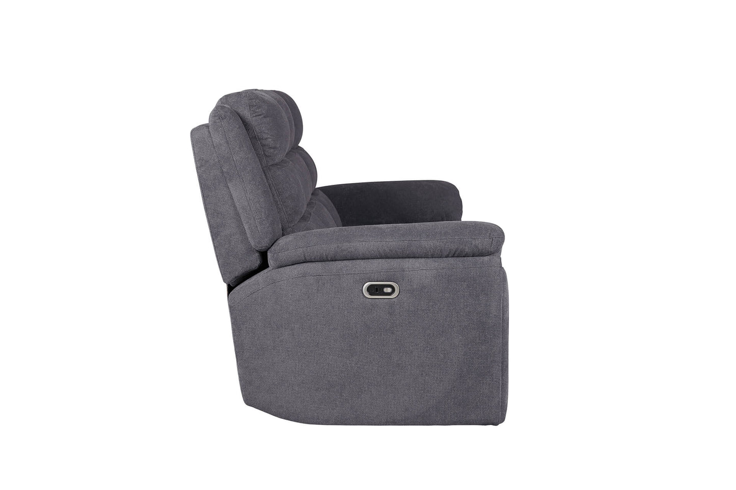 Reese 3 seater Electric Recliner - Dark Grey