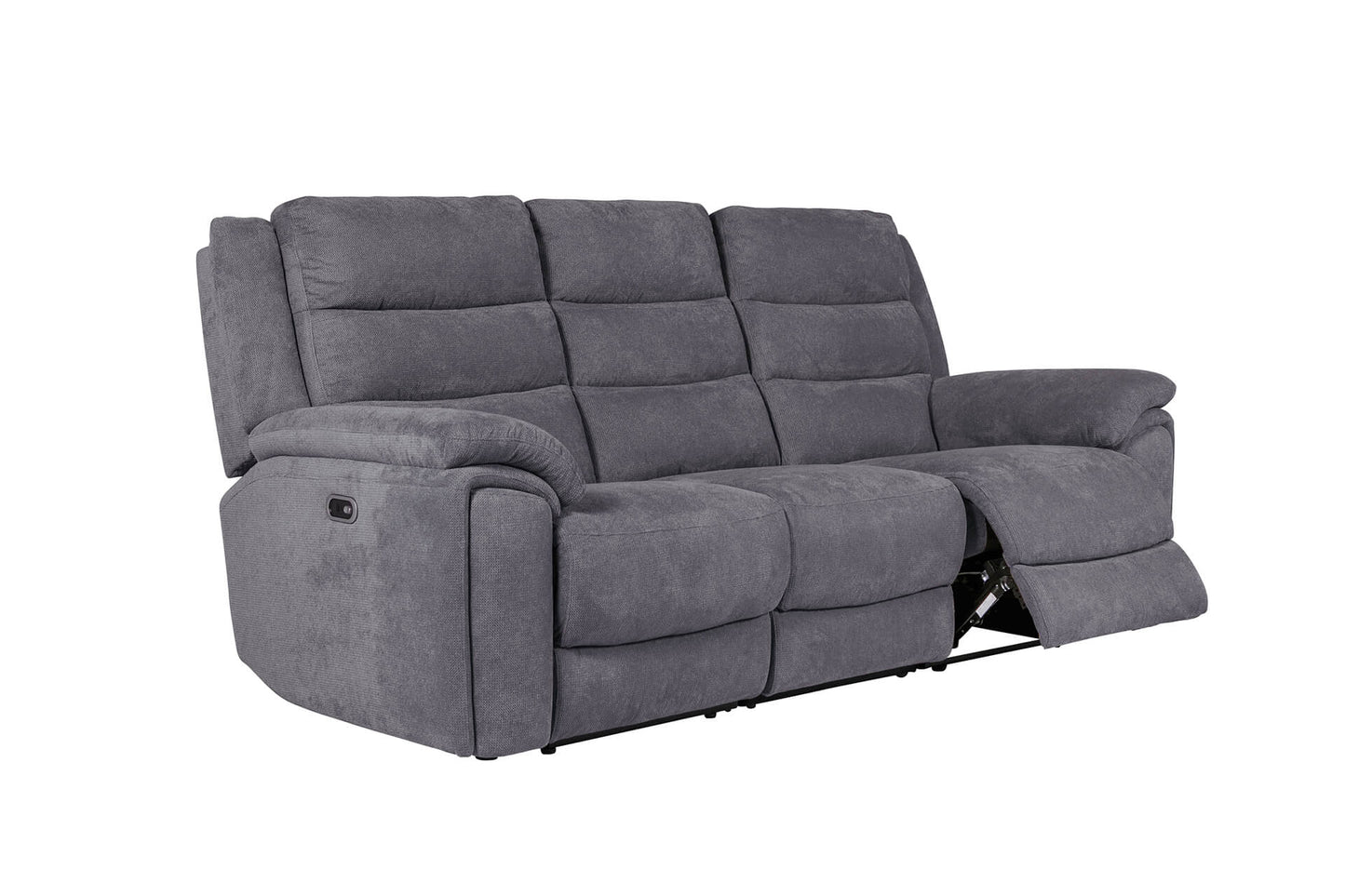 Reese 3 seater Electric Recliner - Dark Grey