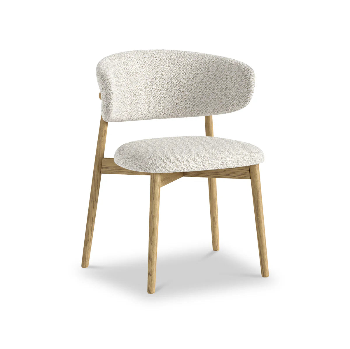 Phoenix Chair - White Boucle