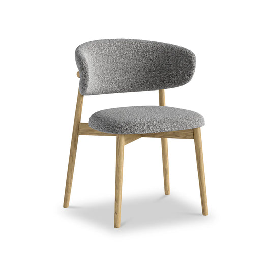 Phoenix Chair - Grey Boucle