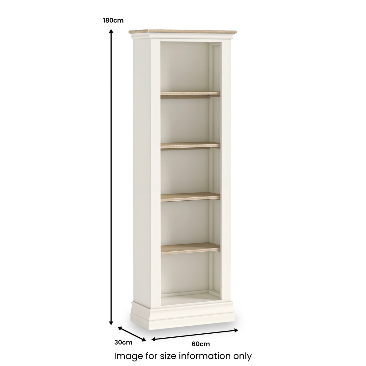 Provence Slim Bookcase