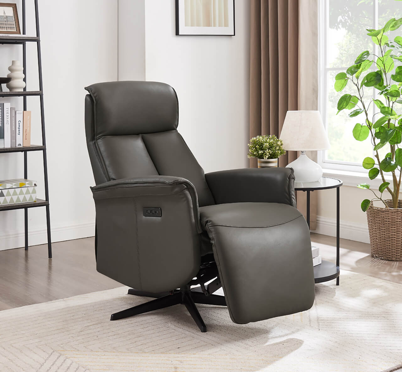 Riya Electric Reclining Chair - Ash