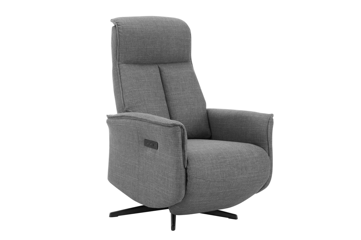 Riya Electric Reclining Chair - Charcoal