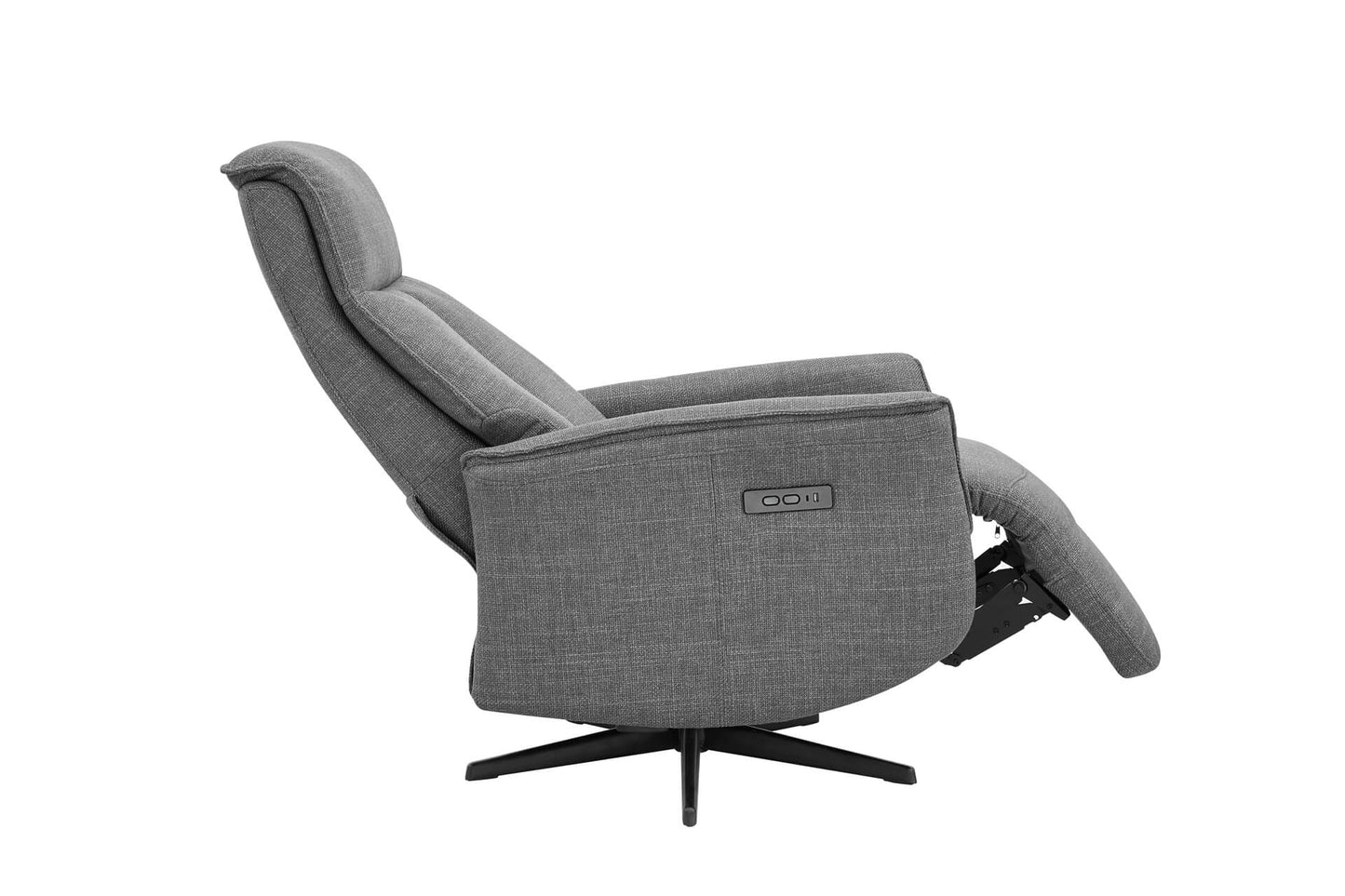 Riya Electric Reclining Chair - Charcoal