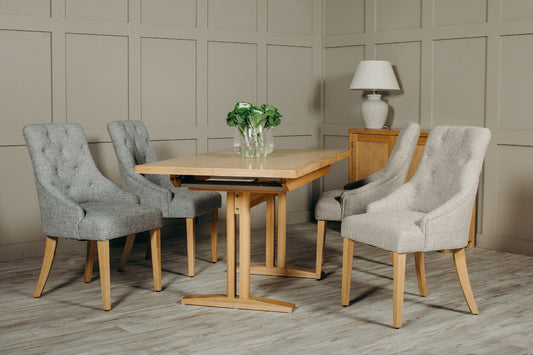 Renata 1400/1800 Extending Dining Table - Oak