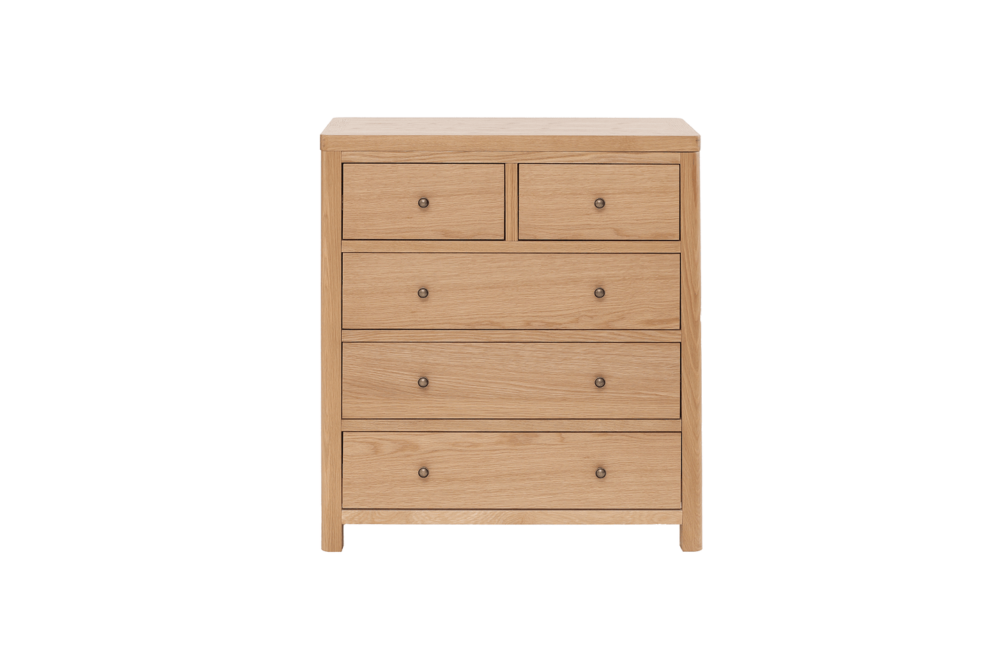 Renata 5 Drawer Tall Chest - Oak