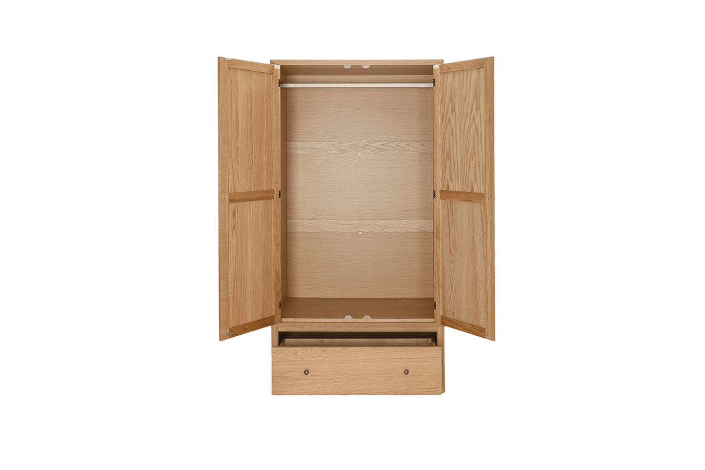 Renata Double Wardrobe - Oak