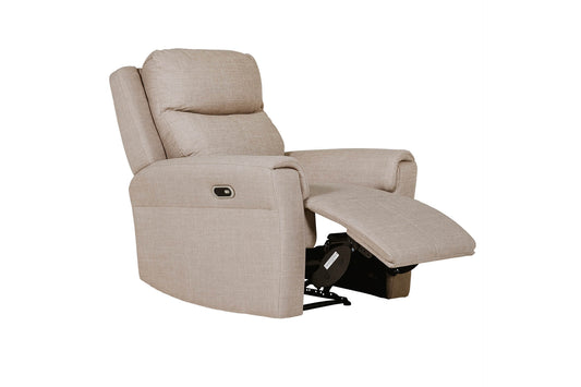 Russo - 1 Seater - Electric Recliner - Mushroom Fabric