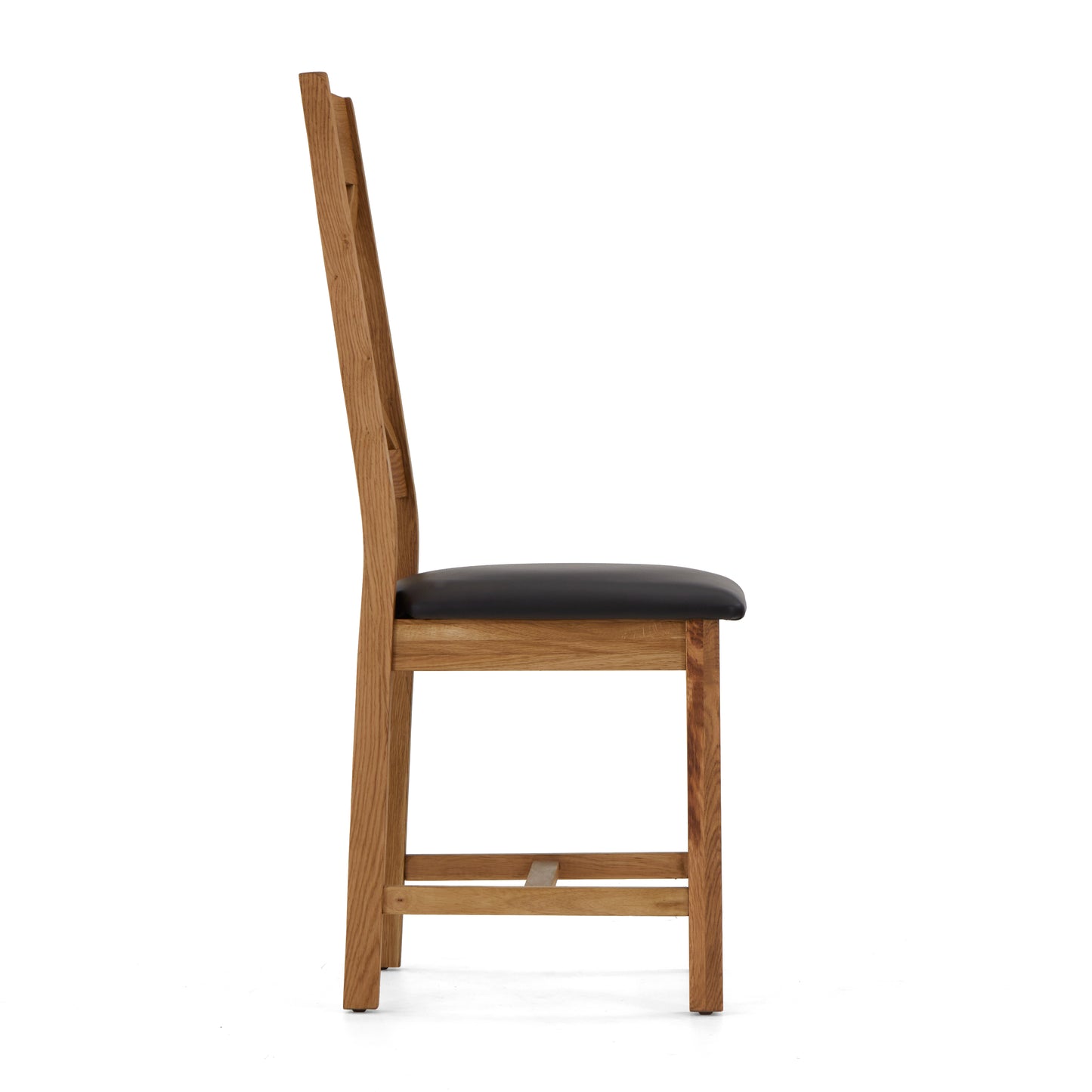 Salisbury Cross Back Chair With PU Seat