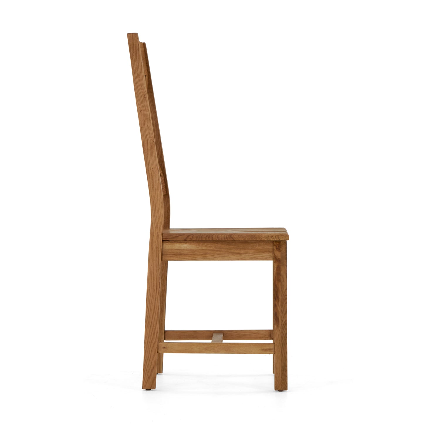 Salisbury Cross Back Chair With Wooden Seat