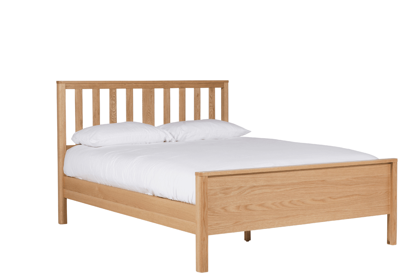 Renata Low Footboard Bed - Oak