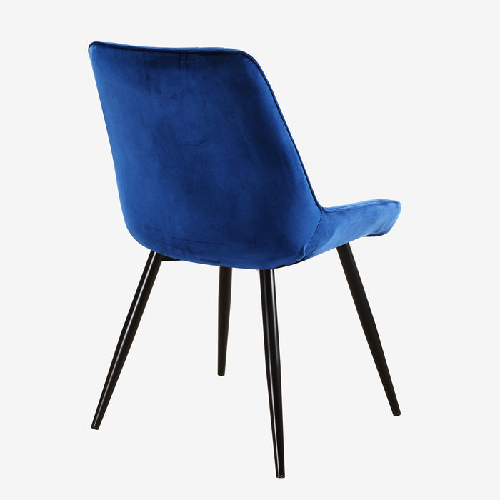 Rosa Dining Chair - Navy Velvet