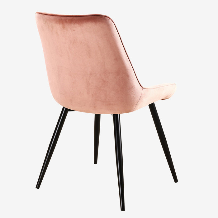 Rosa Dining Chair - Pink Velvet