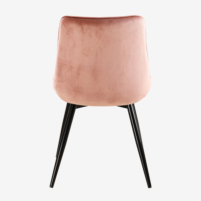 Rosa Dining Chair - Pink Velvet