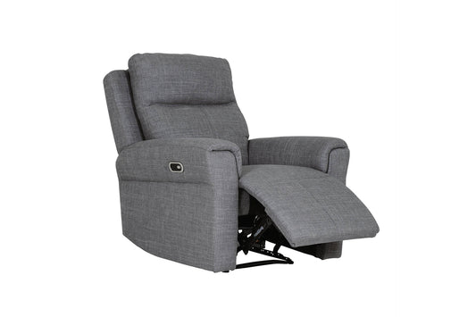 Russo - 1 Seater - Electric Recliner - Charcoal Fabric