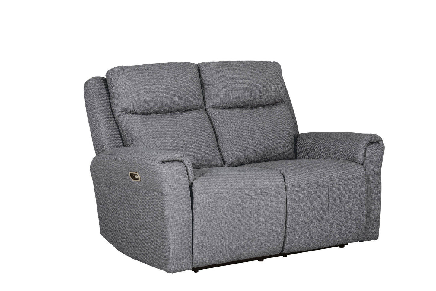 Russo 2 Seater Electric Recliner - Charcoal Fabric