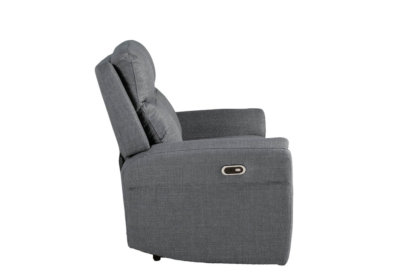 Russo 2 Seater Electric Recliner - Charcoal Fabric