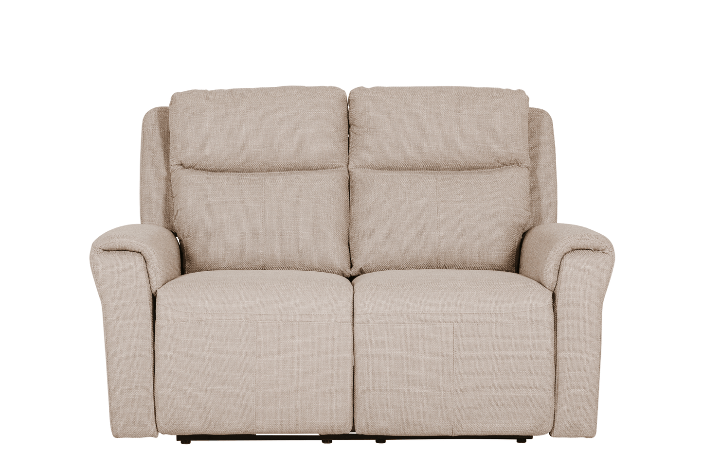 Russo 2 Seater Electric Recliner - Mushroom Fabric