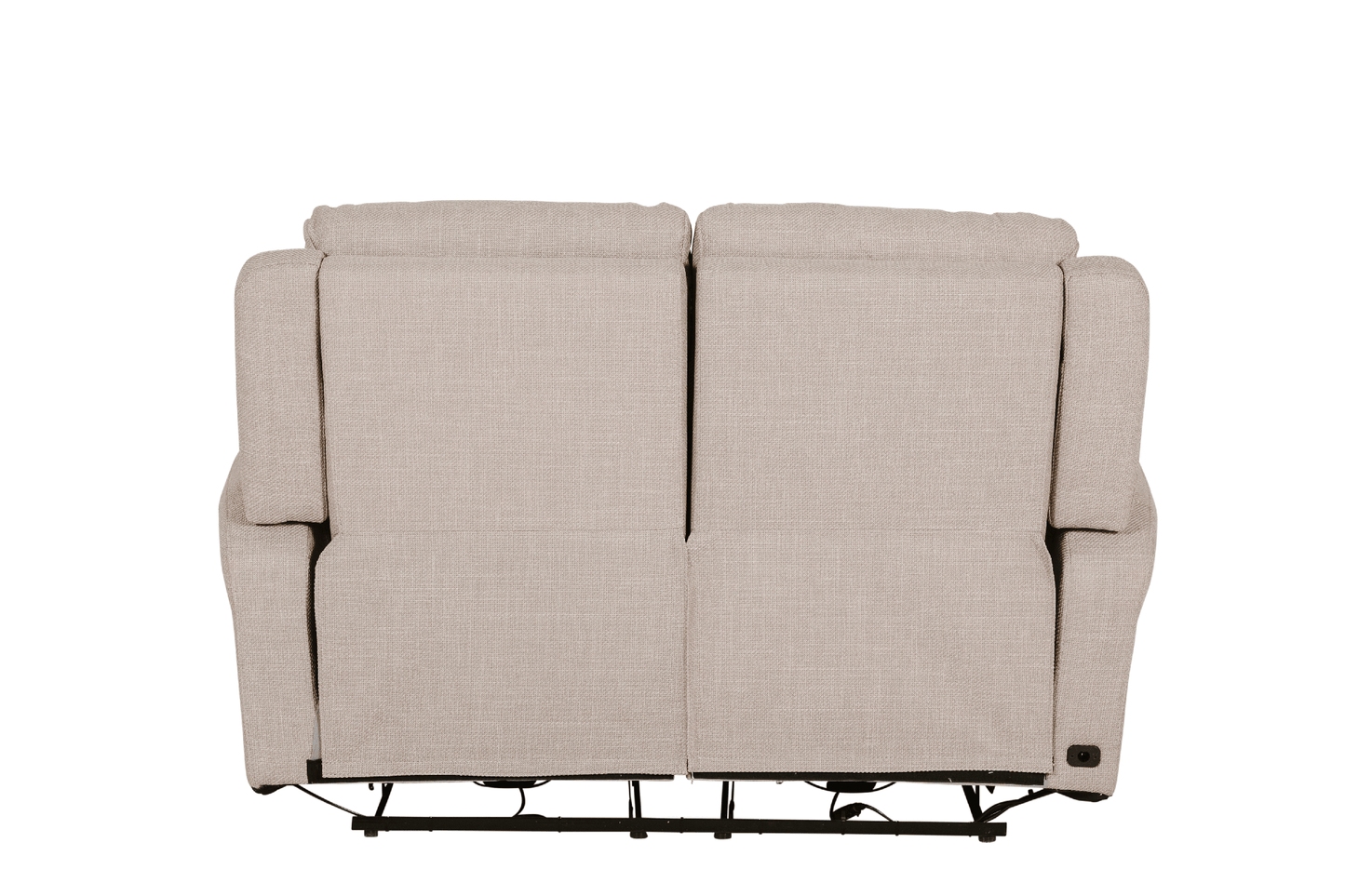 Russo 2 Seater Electric Recliner - Mushroom Fabric