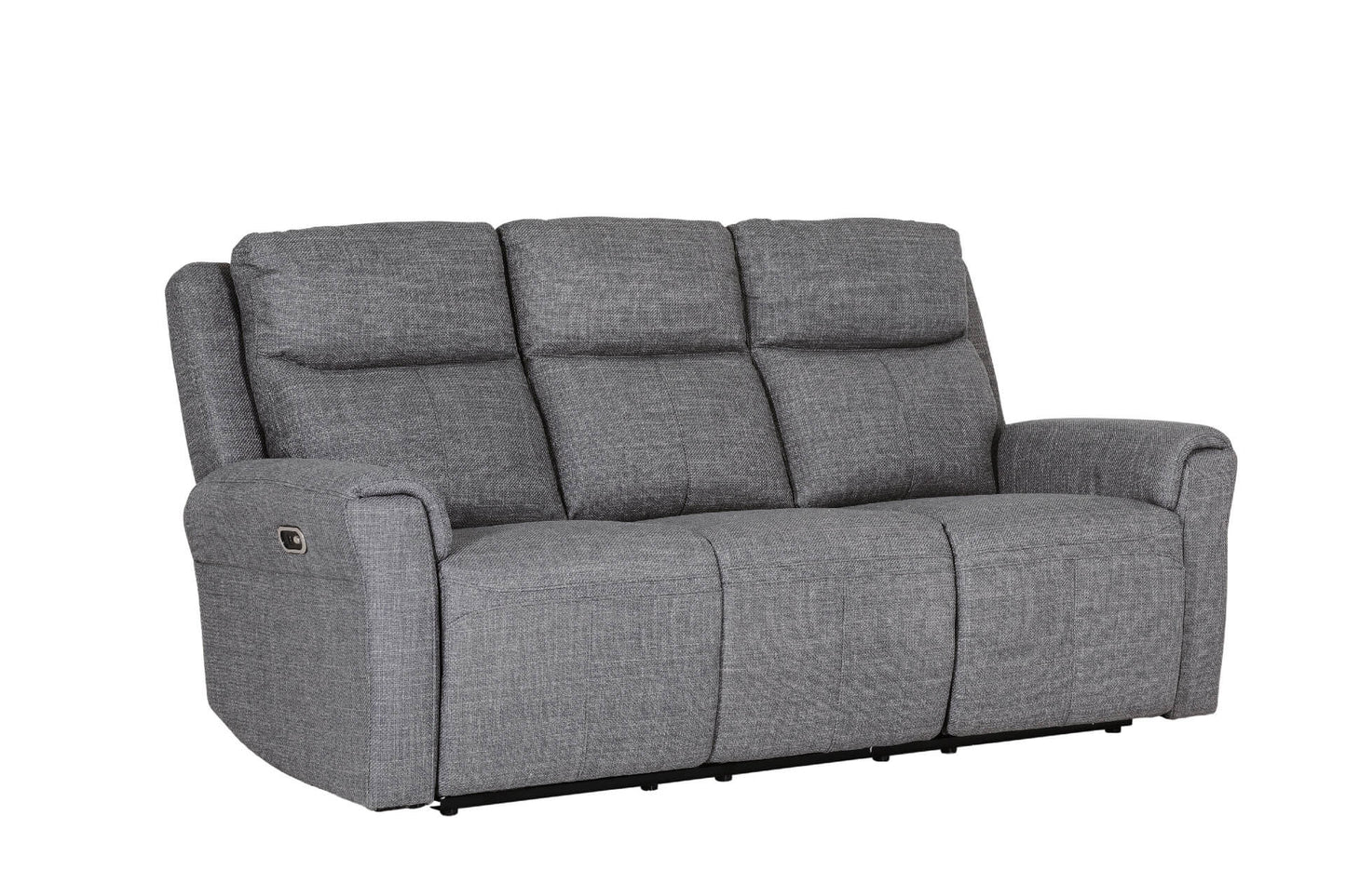 Russo - 3 Seater - Electric Recliner - Charcoal Fabric