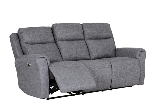 Russo - 3 Seater - Electric Recliner - Charcoal Fabric