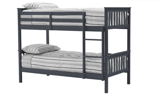 Salix 3ft & 3ft Bunk Beds - Grey