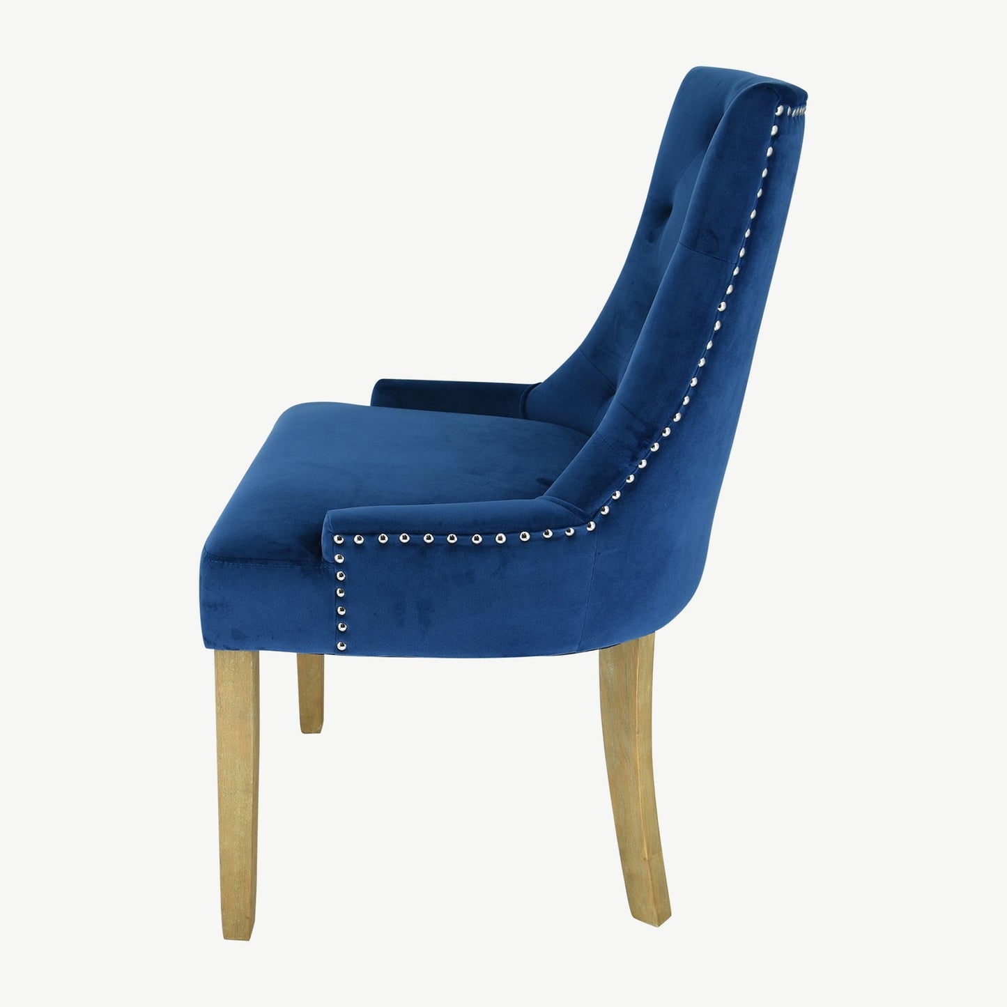 Sandy Chair - Navy Blue Velvet