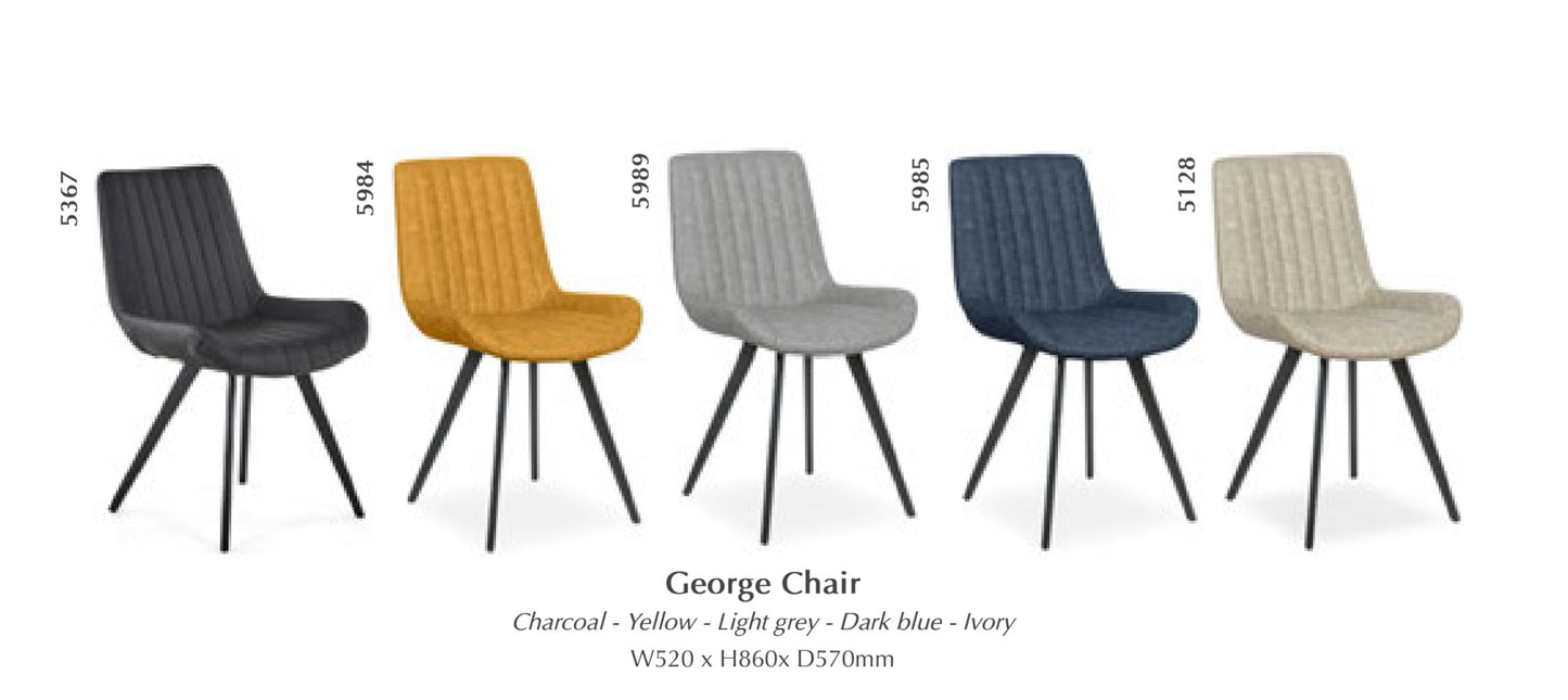 George Chair Dark Blue