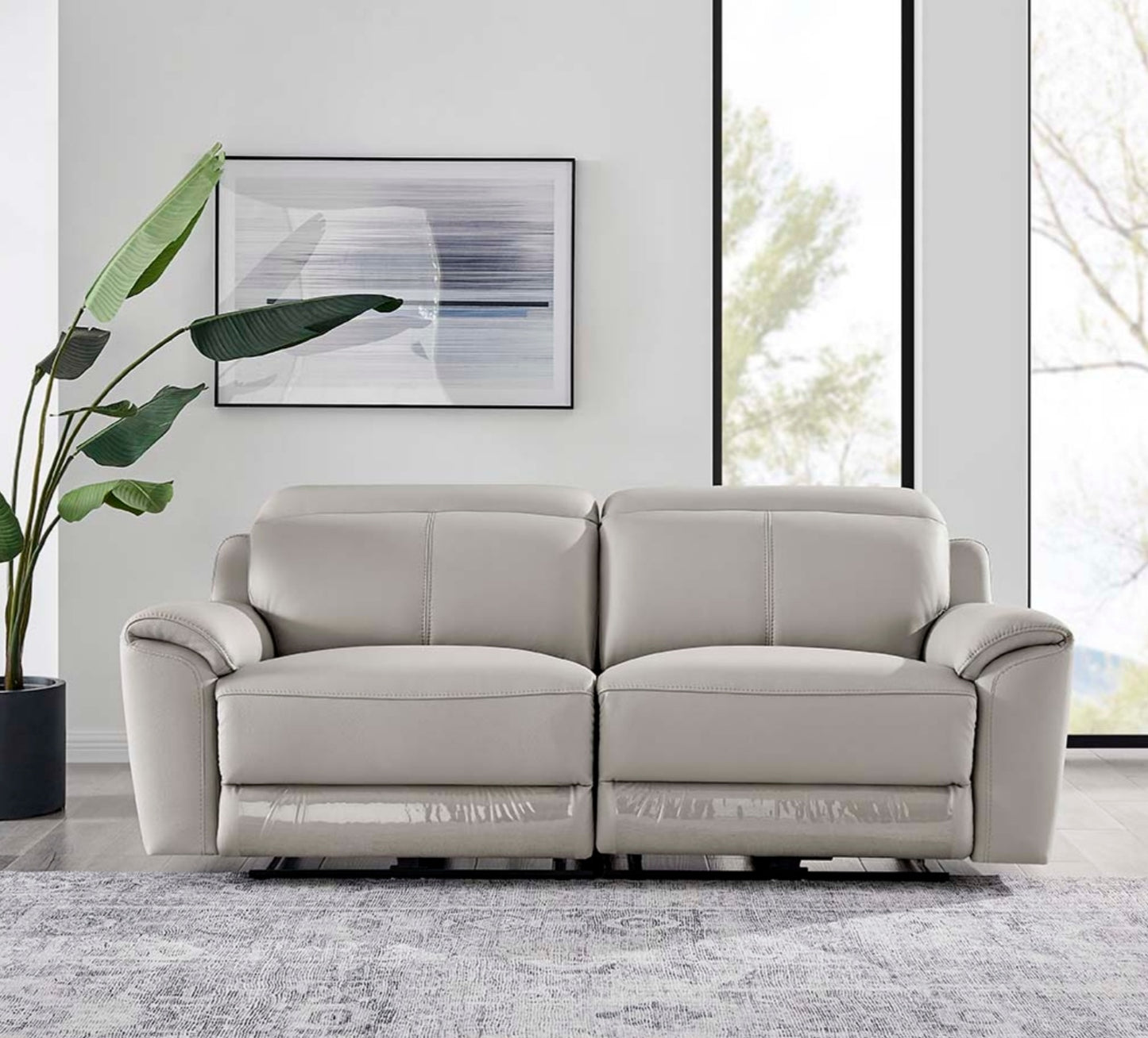 Madrid 3 Seater Sofa - Light Grey