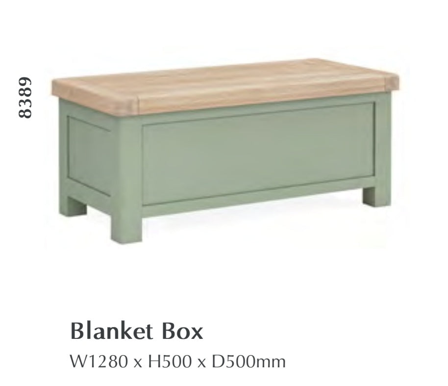 Salcombe Blanket Box - Sage
